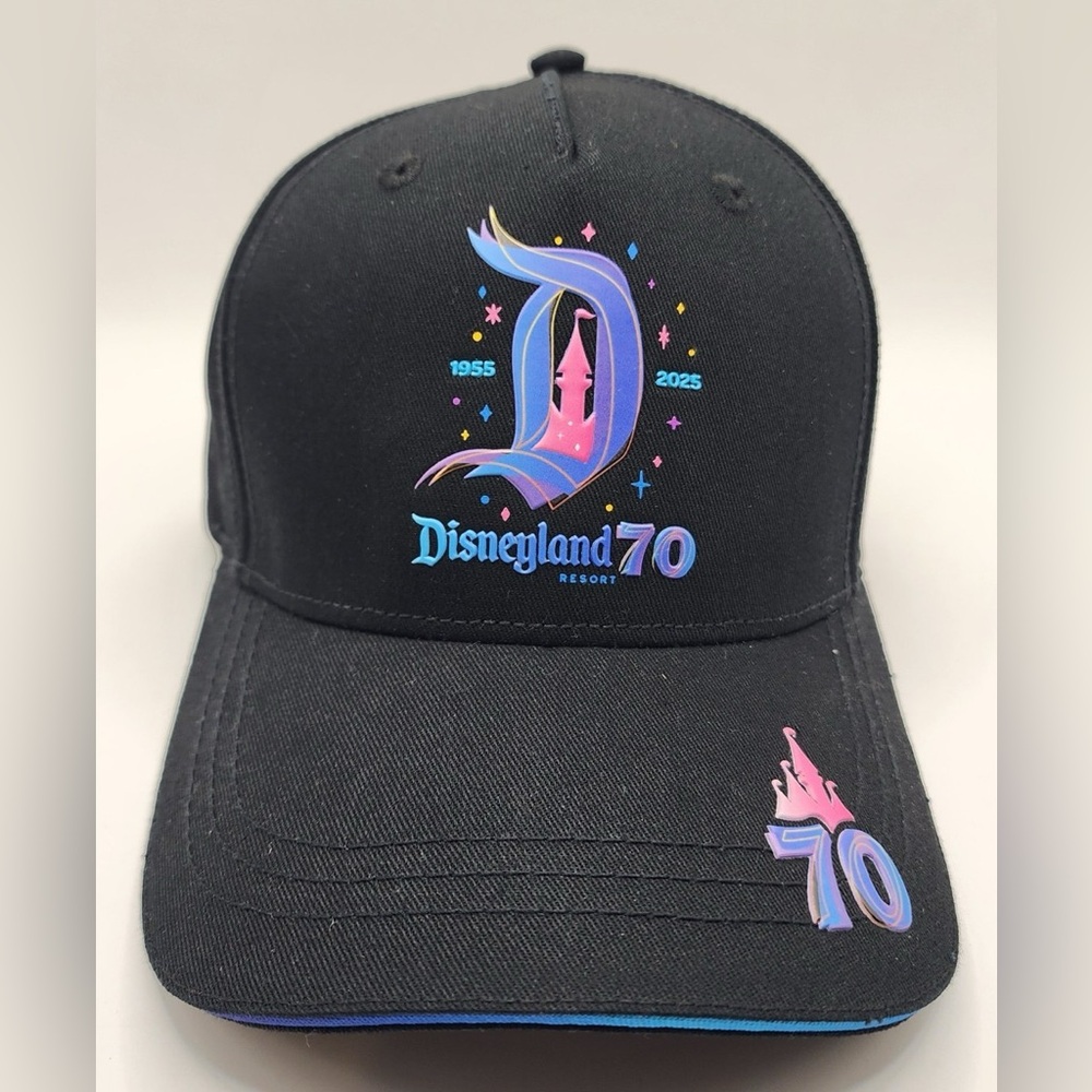 Disneyland Resort 70th Anniversary Celebration Baseball Hat Cap Adult New 2025